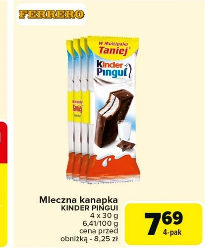 Kanapka mleczna Kinder