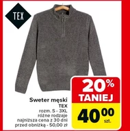 Sweter męski TEX