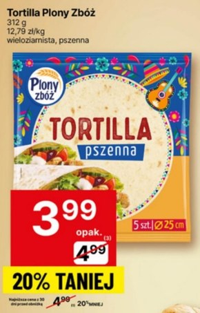 Tortilla Plony Zbóż niska cena