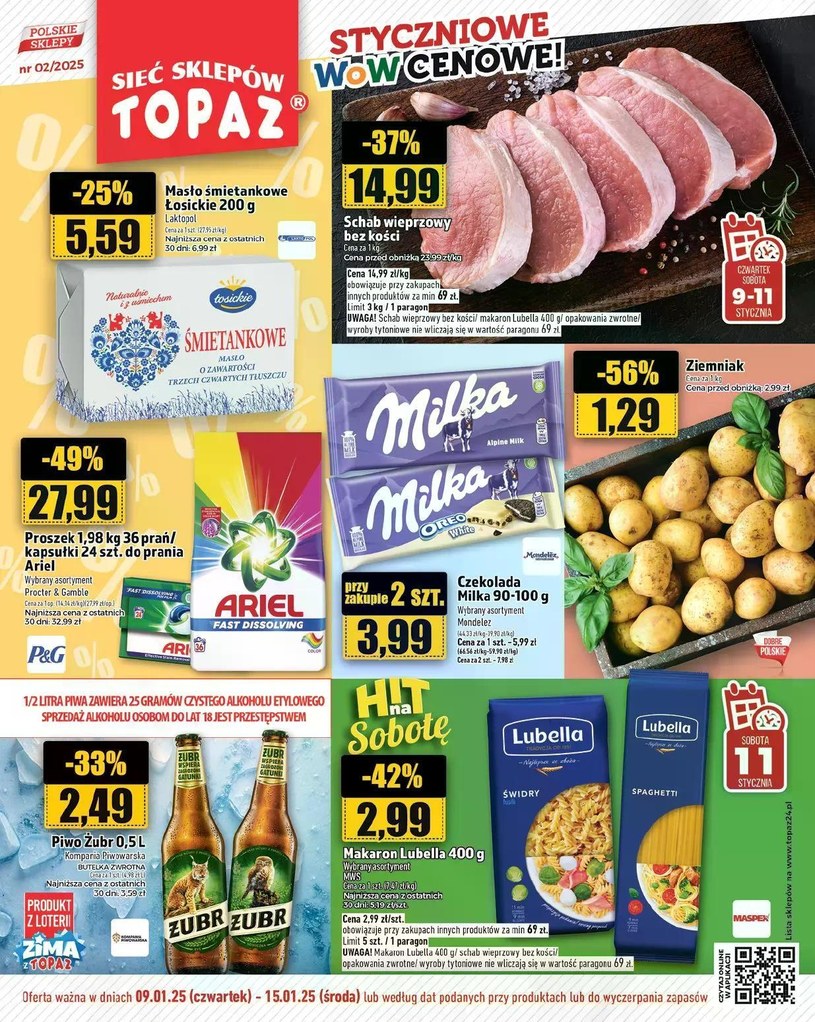 Gazetka promocyjna Topaz - ważna od 09. 01. 2025 do 15. 01. 2025