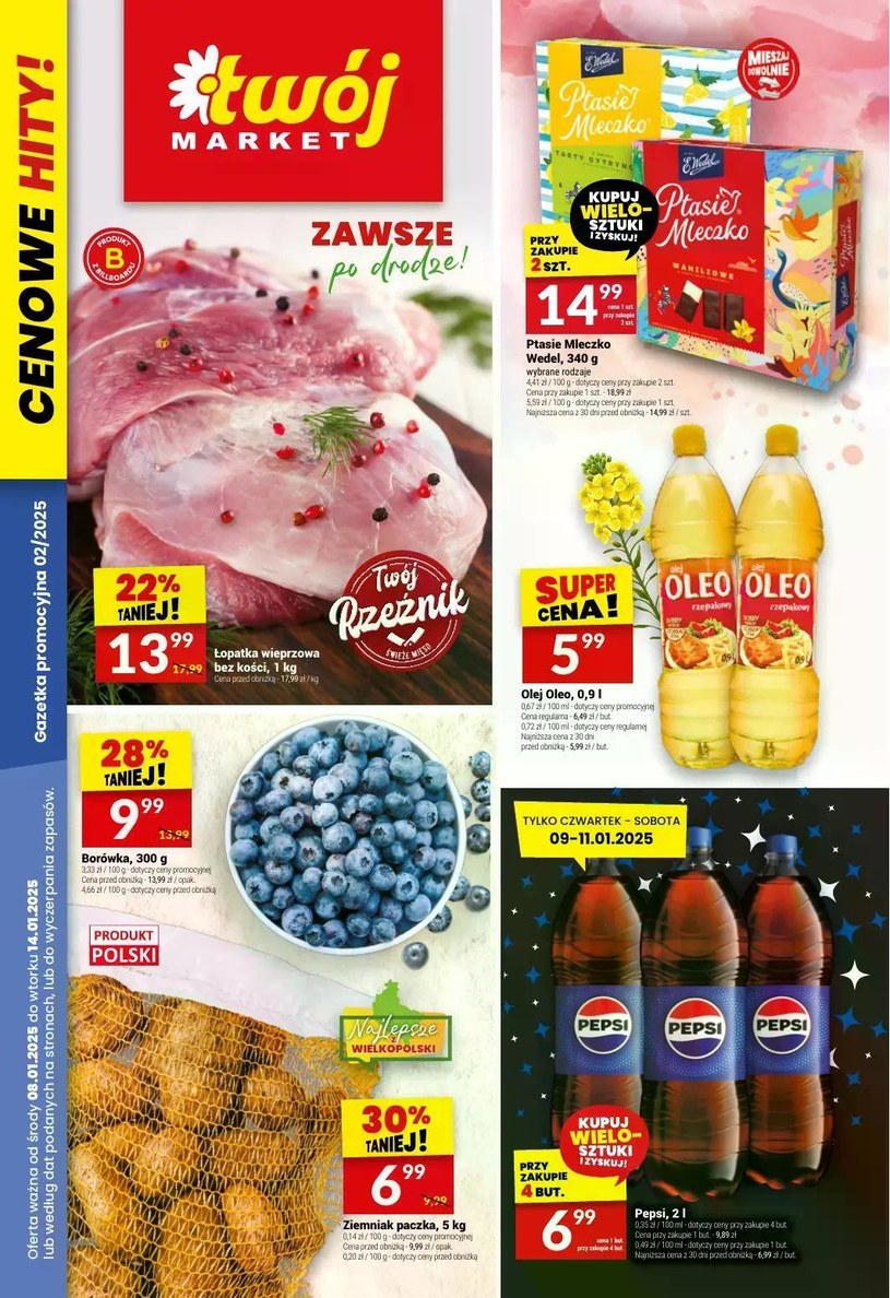 Gazetka promocyjna Twój Market - ważna od 08. 01. 2025 do 14. 01. 2025