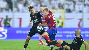 Artemijus Tutyskinas w meczu z Rakowem Częstochowa