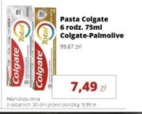 Pasta do zębów Colgate niska cena