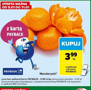 Mandarynki Carrefour niska cena