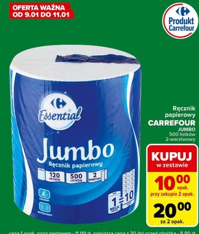 Ręcznik papierowy Carrefour niska cena