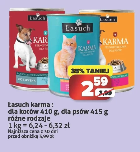 Karma dla kota Łasuch