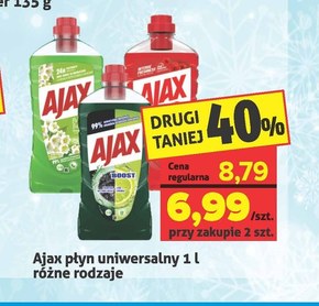 Płyn uniwersalny Ajax Ultra Fresh 1L niska cena