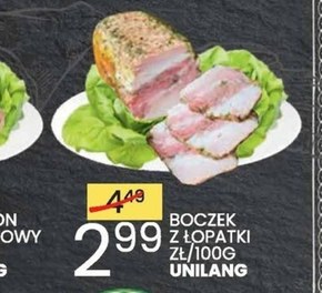 Boczek Unilang niska cena