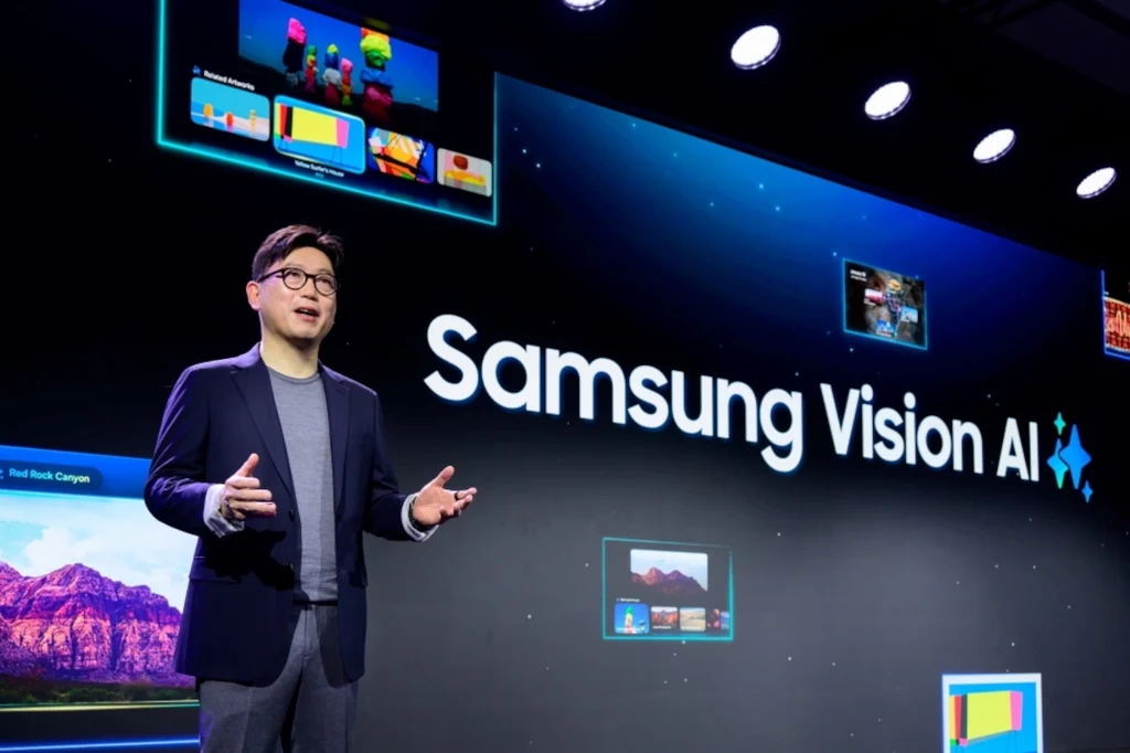 Samsung prezentuje na CES 2025 Vision AI. Telewizory dostają nowe funkcje.