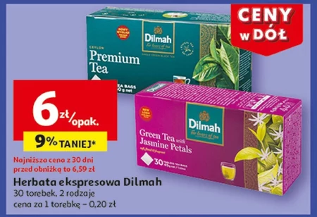 Dilmah Ceylon Premium Tea Klasyczna czarna herbata 60 g (30 x 2 g)