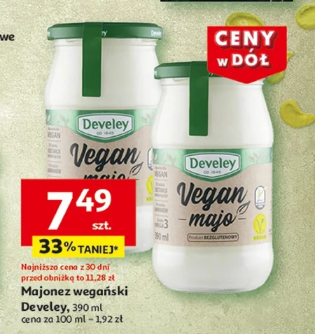 Develey Vegan majo Majonez wegański 390 ml