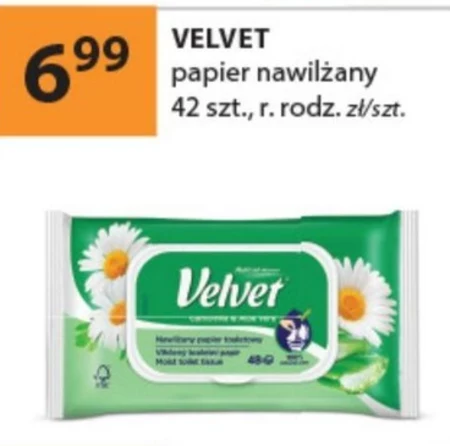 Papier nawilżany Velvet