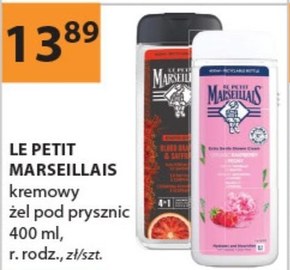 Le Petit Marseillais Kremowy żel pod prysznic malina bio & piwonia 400 ml niska cena