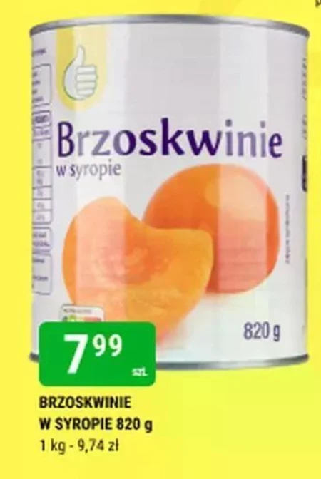 Brzoskwinie w syropie