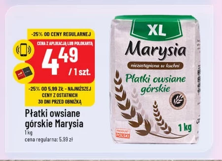 Płatki owsiane Marysia