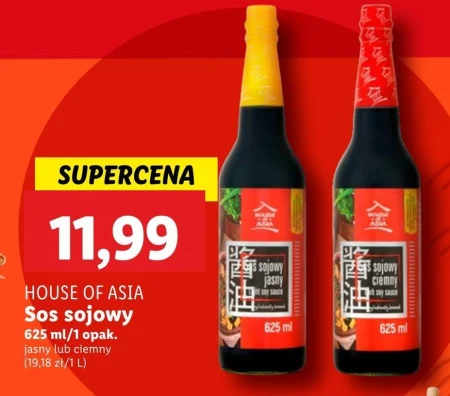 House of Asia Sos sojowy jasny 625 ml