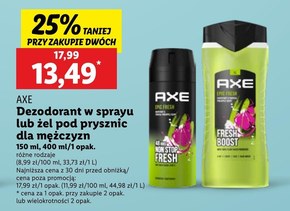 Axe Epic Fresh Żel pod prysznic 400 ml niska cena