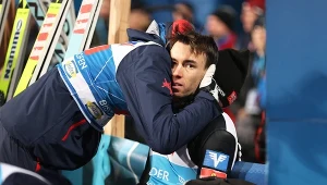 Stefan Kraft podczas 73. Turnieju Czterech Skoczni