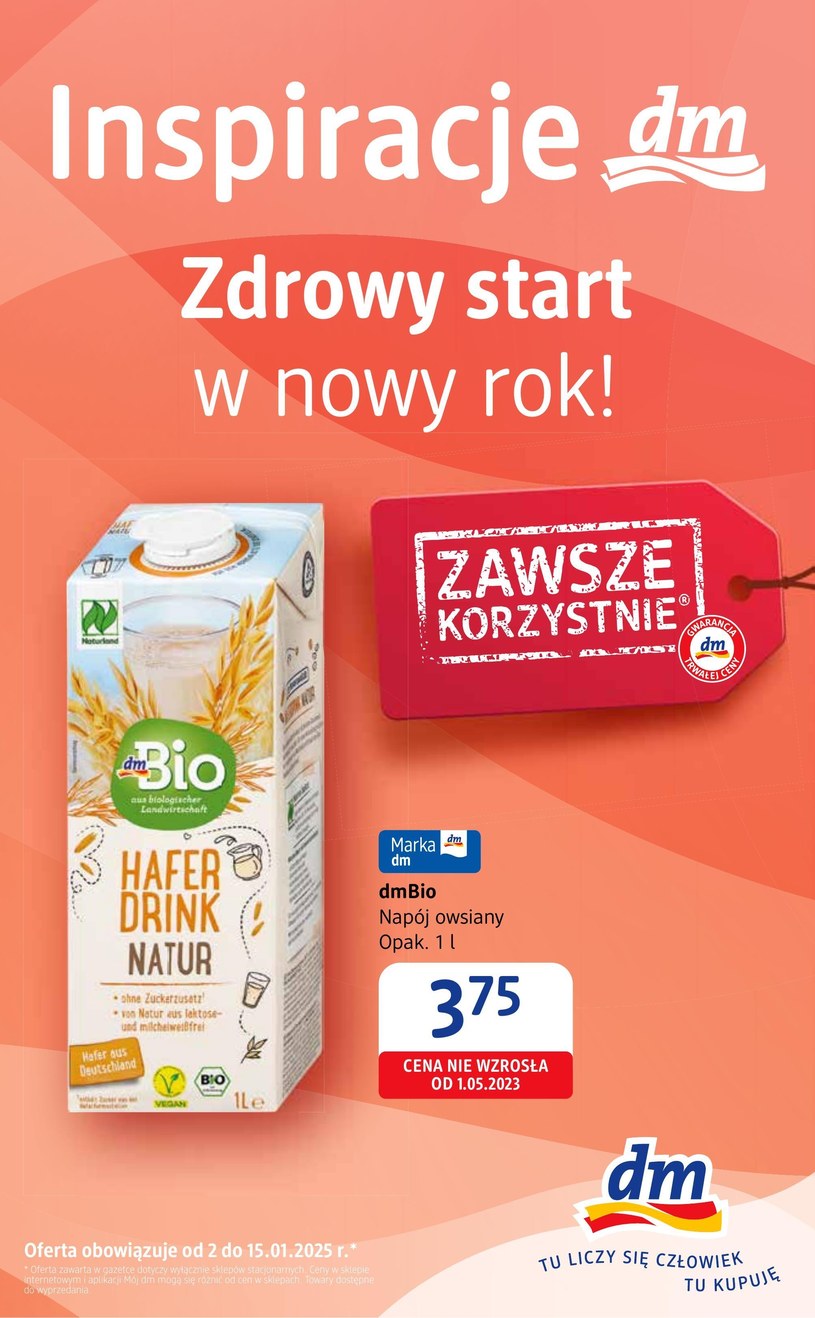 Gazetka promocyjna Drogerie dm - ważna od 02. 01. 2025 do 15. 01. 2025