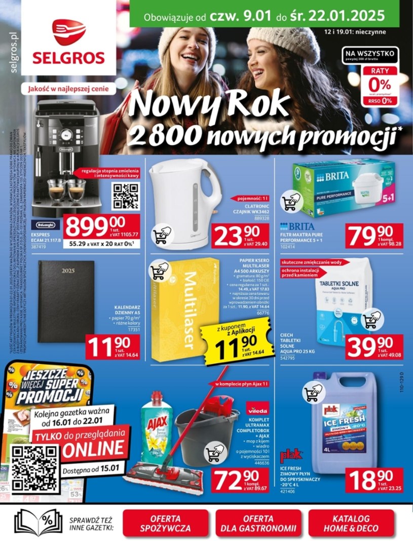 Gazetka promocyjna Selgros Cash&Carry - ważna od 09. 01. 2025 do 22. 01. 2025