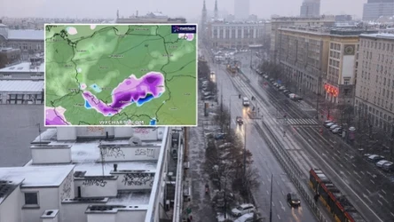 Środa będzie mokra i nieprzyjemna, z opadami deszczu, deszczu ze śniegiem i śniegu w wielu miejscach - prognozuje IMGW