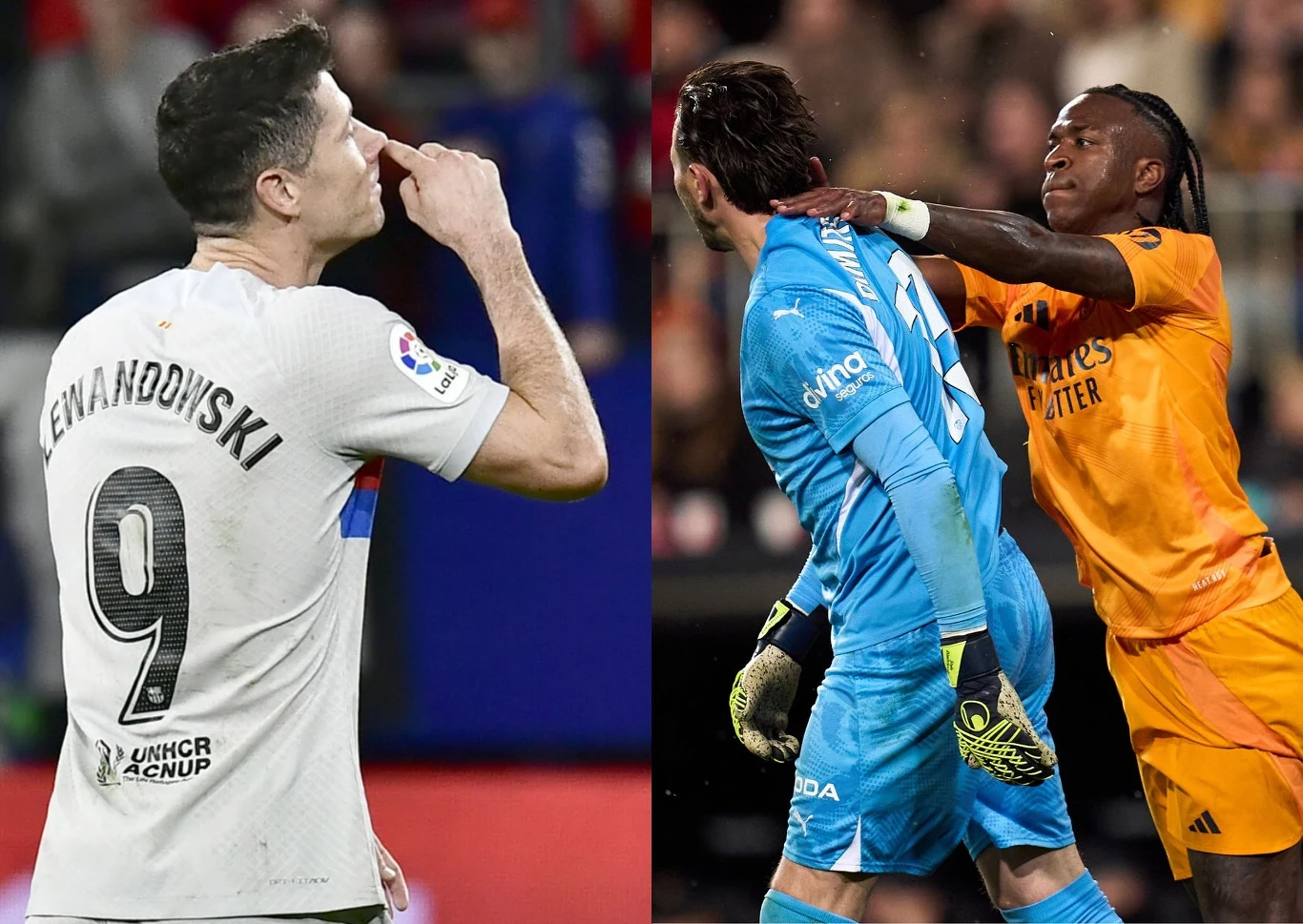 Robert Lewandowski, Stole Dimitrievski i Vinicius Junior