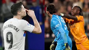 Robert Lewandowski, Stole Dimitrievski i Vinicius Junior