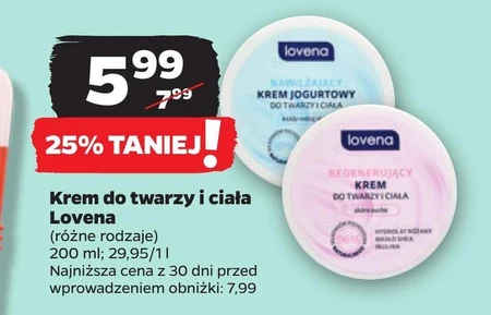 Krem do ciała Lovena