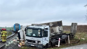 Wypadek na przejeździe kolejowym w Wielkopolsce