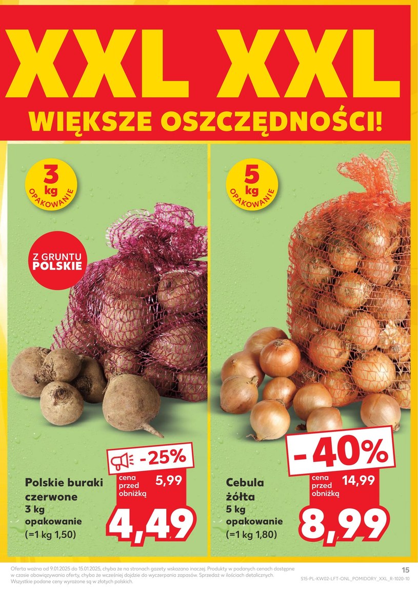 Gazetka: Superceny na start nowego roku - Kaufland - strona 15