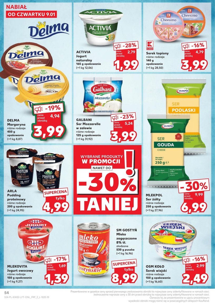 Gazetka: Promocje dla całej rodziny - Kaufland - strona 54