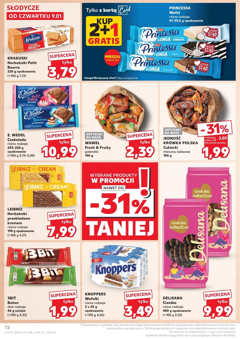 Gazetka: Promocje dla całej rodziny - Kaufland - strona 72