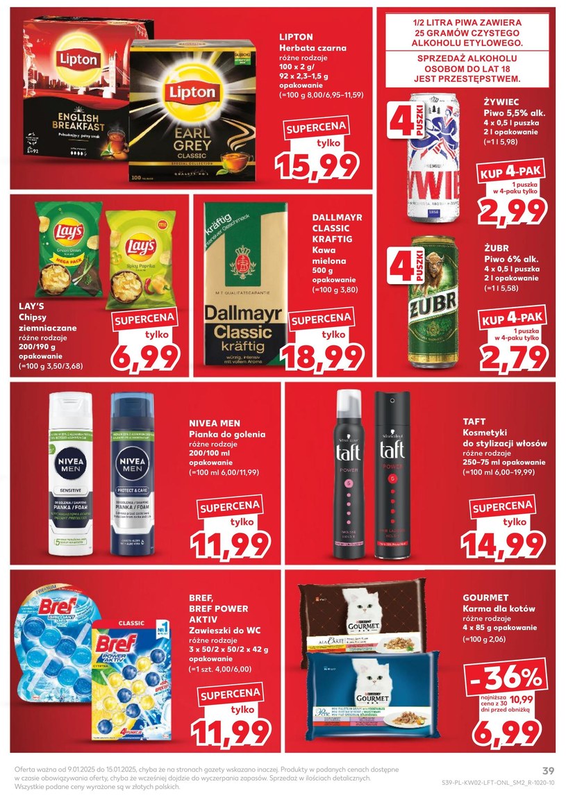 Gazetka: Twoje ulubione produkty taniej - Kaufland - strona 39