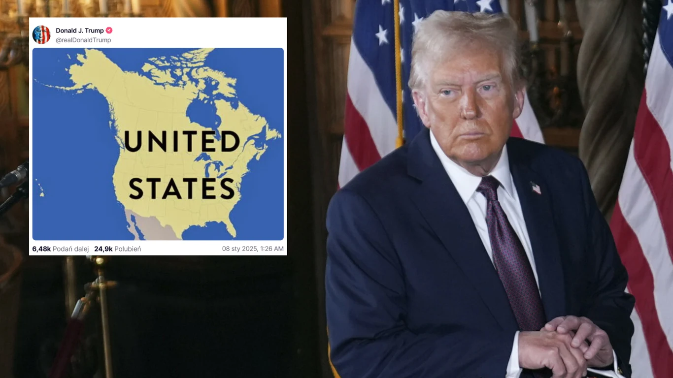 Donald Trump opublikował wymowną mapę w mediach społecznościowych Donald Trump opublikował wymowną mapę w mediach społecznościowych