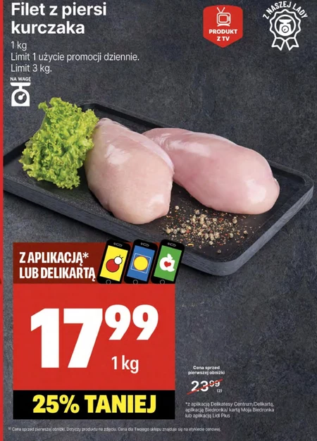 Filet z piersi kurczaka Delikatesy Centrum