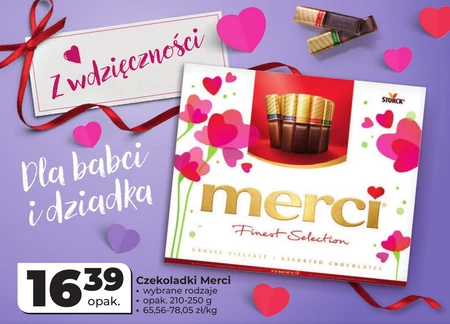 merci Finest Selection Kolekcja czekoladek 250 g (20 sztuk)