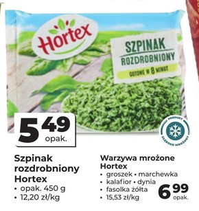 Hortex Szpinak rozdrobniony 450 g niska cena