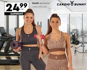 Stanik sportowy Cardio Bunny niska cena