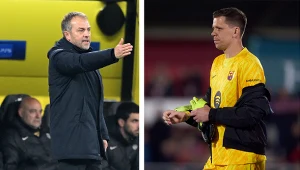 Hansi Flick i Wojciech Szczęsny