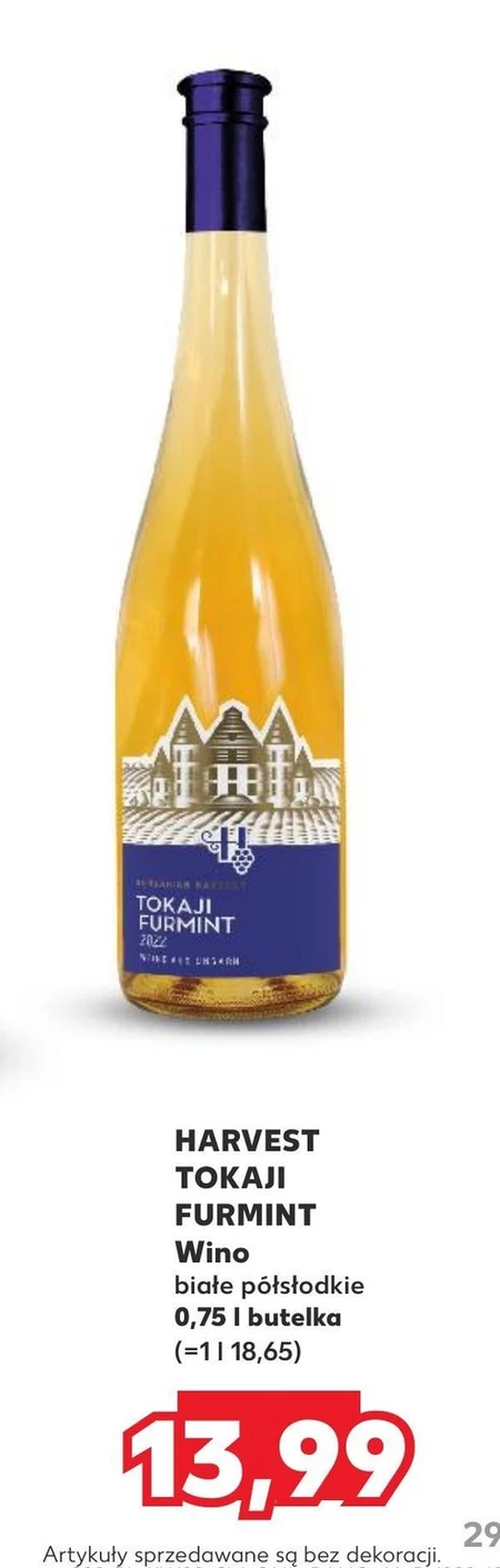 Напівсолодке вино Tokaji Furmint