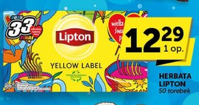 Lipton Yellow Label Herbata czarna 50 g (25 torebek) niska cena