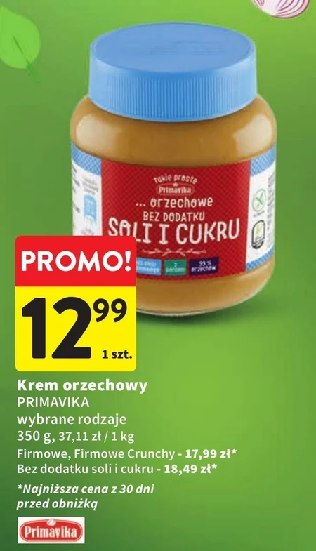 Krem orzechowy Primavika