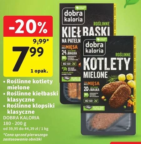 Dobra Kaloria Roślinne kotlety mielone 200 g