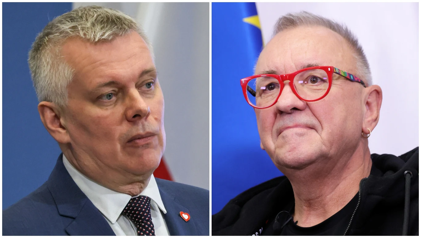 Tomasz Siemoniak i Jerzy Owsiak Tomasz Siemoniak i Jerzy Owsiak