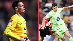 Wojciech Szczęsny i Robert Lewandowski
