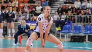 Siatkarki BKS-u nie zdołały wygrać w Niemczech. Na zdjęciu Martyna Borowczak