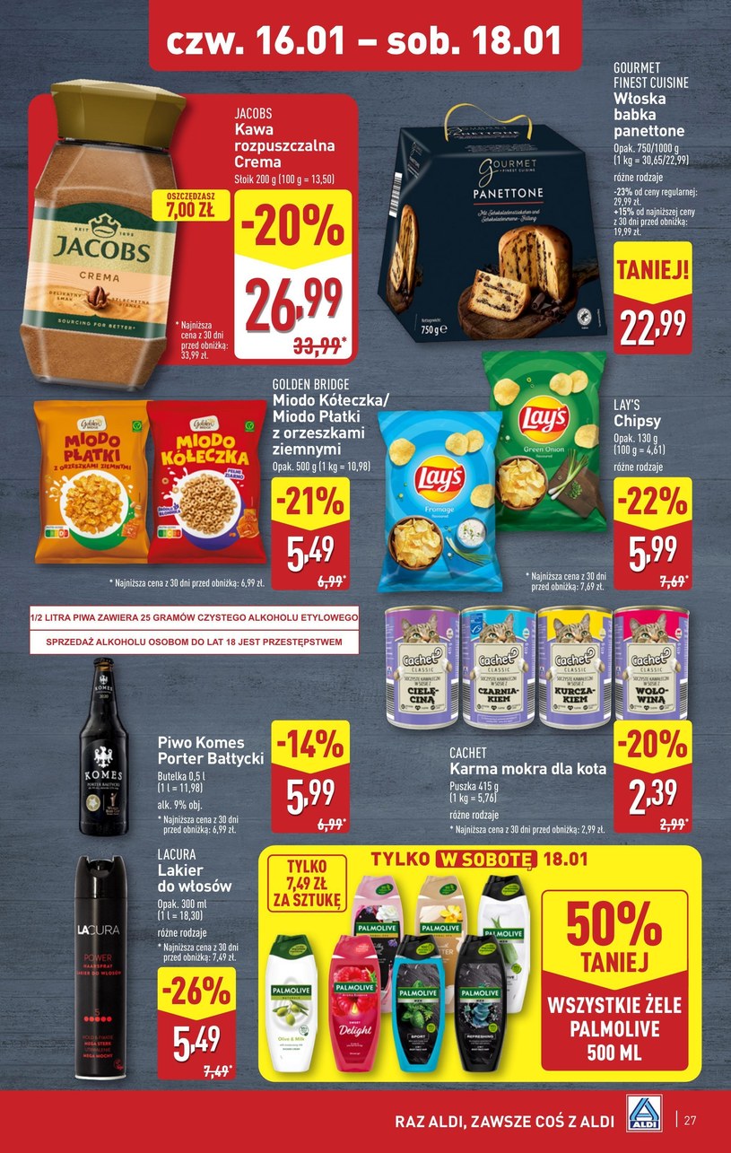 Gazetka: Dzień Babci i Dziadka w Aldi!  - strona 27