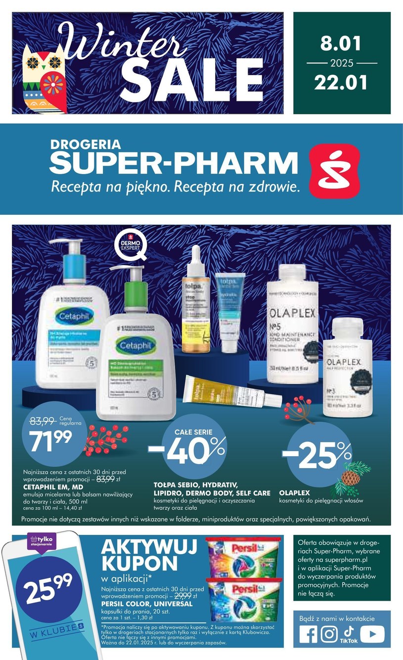 Gazetka promocyjna Super-Pharm - ważna od 08. 01. 2025 do 22. 01. 2025