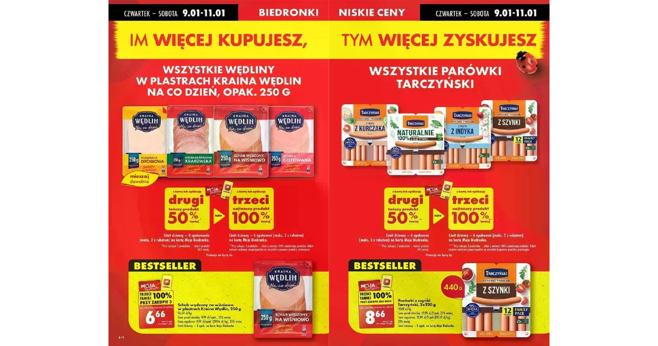 Szaleństwo w Biedronce! Nawet 100% rabatu na Twoje ulubione produkty!