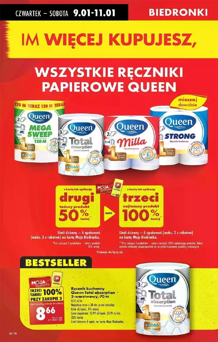 Szaleństwo w Biedronce! Nawet 100% rabatu na Twoje ulubione produkty!